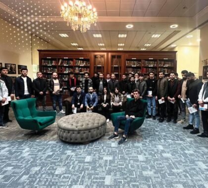 Davinci Institute students visiting The American University of kurdistan for curriculum exploration and educational approaches